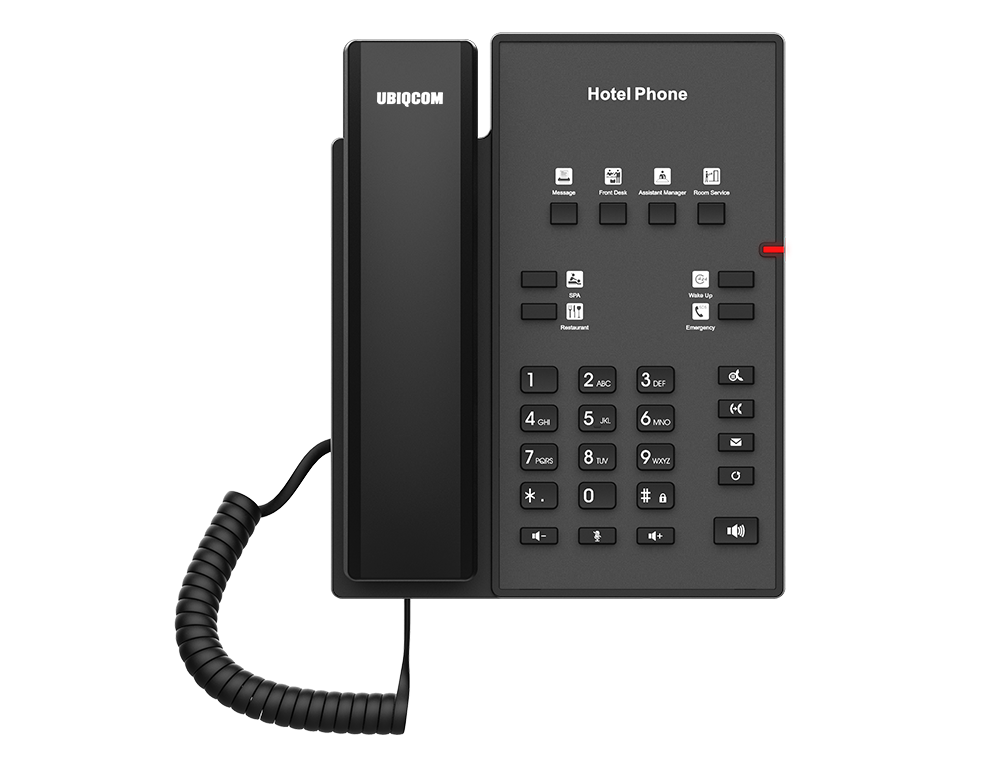 UBIQCOM UBH801 IP Hotel Phone